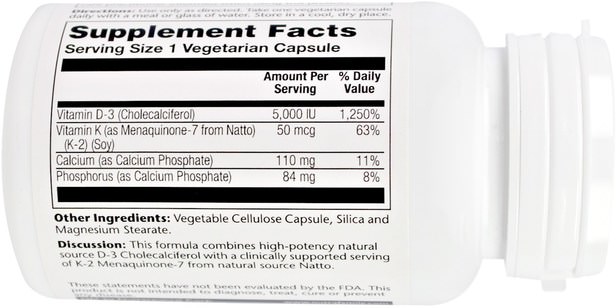 Vitaminer, Vitamin D3, Vitamin K