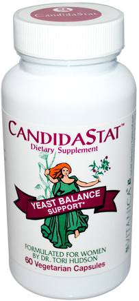 CandidaStat, Yeast Balance Support, 60 Veggie Caps by Vitanica-Hälsa, Candida