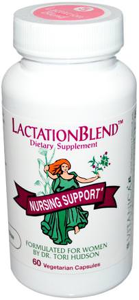 Lactation Blend, Nursing Support, 60 Veggie Caps by Vitanica-Hälsa, Kvinnor, Graviditet