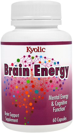Brain Energy, 60 Capsules by Wakunaga - Kyolic-Kosttillskott, Hälsa, Hjärna