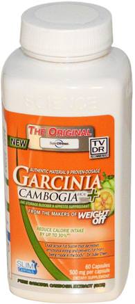 Garcinia Cambogia (HCA)+, 500 mg, 60 Capsules by Wakunaga - Kyolic-Viktminskning, Kost, Garcinia Cambogia