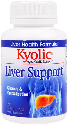 Liver Support, 50 Veggie Caps by Wakunaga - Kyolic-Tillskott