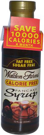 Pancake Syrup, 12 fl oz (355 ml) by Walden Farms-Mat, Sötningsmedel