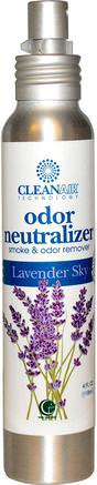 CleanAir Technology, Odor Neutralizer, Lavender Sky, 4 fl oz (118 ml) by Way Out Wax-Hem, Luftfräschare Deodorizer