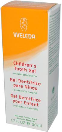Childrens Tooth Gel, 1.7 fl oz (50 ml) by Weleda-Bad, Skönhet, Tandkräm, Barnomsorg