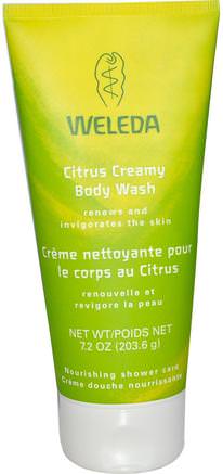 Citrus Creamy Body Wash, 7.2 oz (203.6 g) by Weleda-Bad, Skönhet, Duschgel