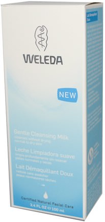 Gentle Cleansing Milk, 3.4 fl oz (100 ml) by Weleda-Skönhet, Ansiktsvård, Ansiktsrengöring, Hudtyp Normal Till Torr Hud