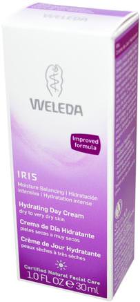 Hydrating Day Cream, Iris, 1.0 fl oz (30 ml) by Weleda-Skönhet, Ansiktsvård, Krämer Lotioner, Serum, Hälsa, Hud, Krämer Dag