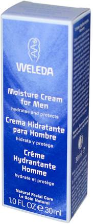 Moisture Cream for Men, 1.0 fl oz (30 ml) by Weleda-Skönhet, Ansiktsvård, Krämer Lotioner, Serum, Bad, Rakning, Efter Rakning