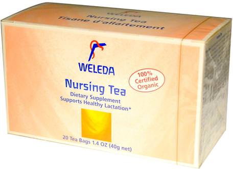 Nursing Tea, 20 Tea Bags, 1.4 oz (40 g) by Weleda-Mat, Örtte