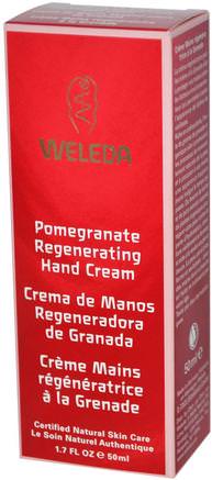 Regenerating Hand Cream, Pomegranate, 1.7 fl oz (50 ml) by Weleda-Bad, Skönhet, Handkrämer