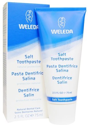 Salt Toothpaste, 2.5 fl oz (75 ml) by Weleda-Bad, Skönhet, Tandkräm
