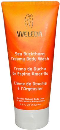Sea Buckthorn Creamy Body Wash, 6.8 fl oz (200 ml) by Weleda-Bad, Skönhet, Duschgel, Havtorns Skönhet