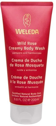 Wild Rose Creamy Body Wash, 6.8 fl oz (200 ml) by Weleda-Bad, Skönhet, Duschgel