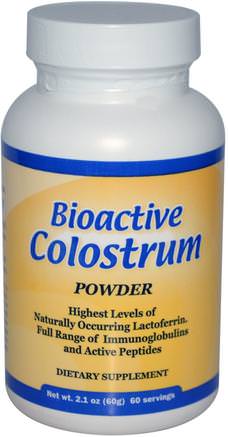 Bioactive Colostrum Powder, 2.1 oz (60 g) by Well Wisdom-Kosttillskott, Nötkreaturprodukter, Kolostrum