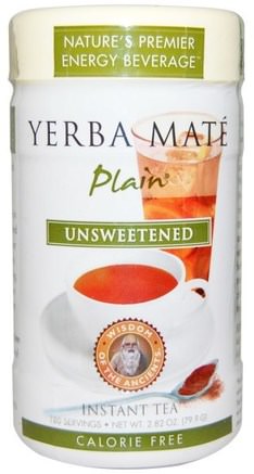 Wisdom of the Ancients, Yerba Mate Plain, Unsweetened, Instant Tea, 2.82 oz (79.9 g) by Wisdom Natural-Mat, Örtte, Yerba Mate