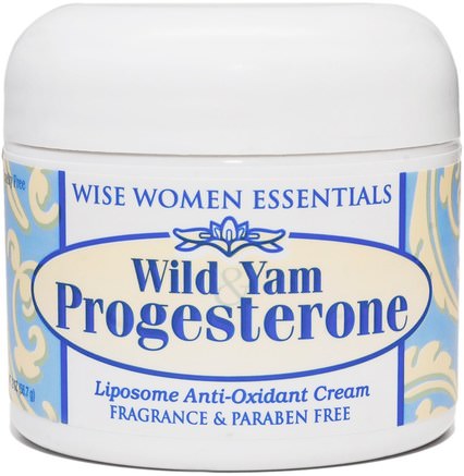 Wild Yam Progesterone, 2 oz (56.7 g) by Wise Essentials-Hälsa, Kvinnor, Progesteronkrämprodukter, Klimakteriet