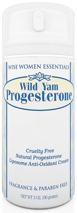 Wild Yam Progesterone, 3 oz (90 g) by Wise Essentials-Hälsa, Kvinnor, Progesteronkrämprodukter, Klimakteriet
