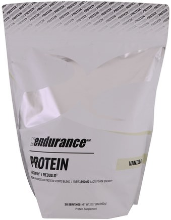 Protein, Vanilla, 2.17 lbs (960 g) by Xendurance-Sport, Kosttillskott, Vassleprotein
