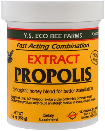 Propolis Extract, 5.5 oz (156 g) by Y.S. Eco Bee Farms-Kosttillskott, Biprodukter