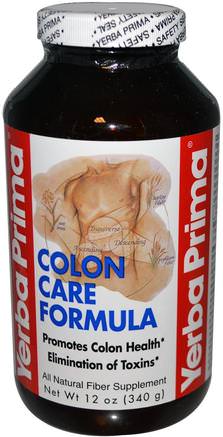 Colon Care Formula, 12 oz (340 g) by Yerba Prima-Hälsa, Detox, Kolon Rensa