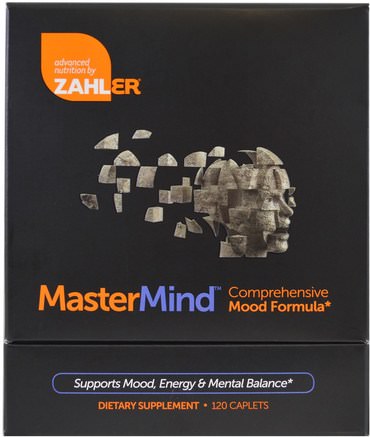 MasterMind, Comprehensive Mood Formula, 120 Caplets by Zahler-Kosttillskott, 5-Htp