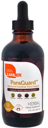 ParaGuard, Advanced Intestinal Flora Support, 4 fl oz (118 ml) by Zahler-Hälsa