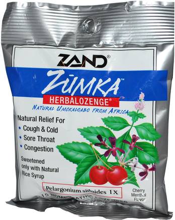 Zumka, Herbalozenge, Cherry Menthol Flavor, 15 Homeopathic Lozenges by Zand-Hälsa, Kall Influensa Och Virus, Kall Och Influensa, Hosta Droppar