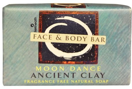 Ancient Clay Natural Soap, Moon Dance, Fragrance Free, 6 oz (170 g) by Zion Health-Bad, Skönhet, Tvål