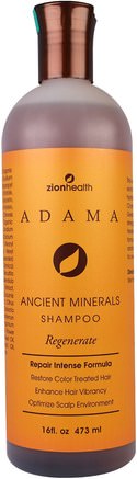 Ancient Minerals, Regenerate Shampoo, 16 fl oz (473 ml) by Zion Health-Bad, Skönhet, Hår, Hårbotten, Schampo, Balsam, Tvål