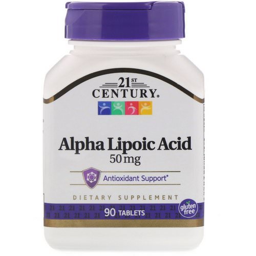 21st Century, Alpha Lipoic Acid, 50 mg, 90 Tablets Review