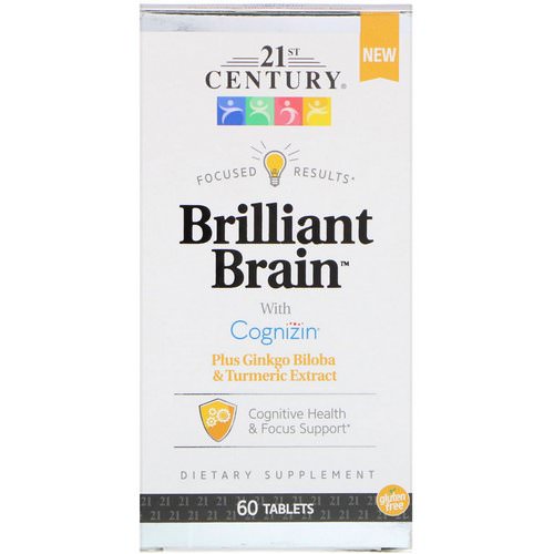 21st Century, Brilliant Brain, 60 Tablets Review