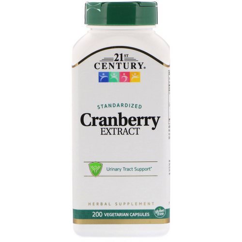 21st Century, Cranberry Extract, Standardized, 200 Vegetarian Capsules Review