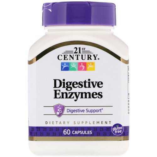21st Century, Digestive Enzymes, 60 Capsules Review