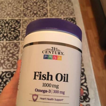 21st Century, Fish Oil, 1,000 mg, 120 Softgels