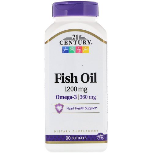 21st Century, Fish Oil, 1,200 mg, 90 Softgels Review