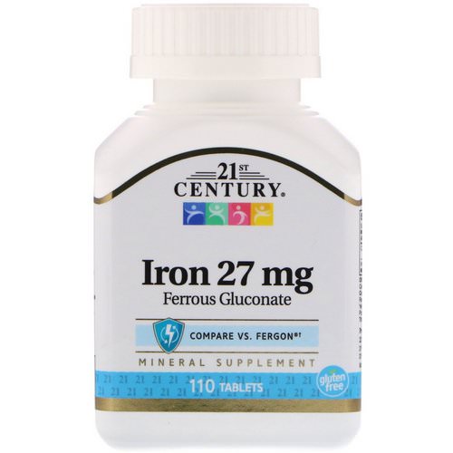 21st Century, Iron, 27 mg, 110 Tablets Review