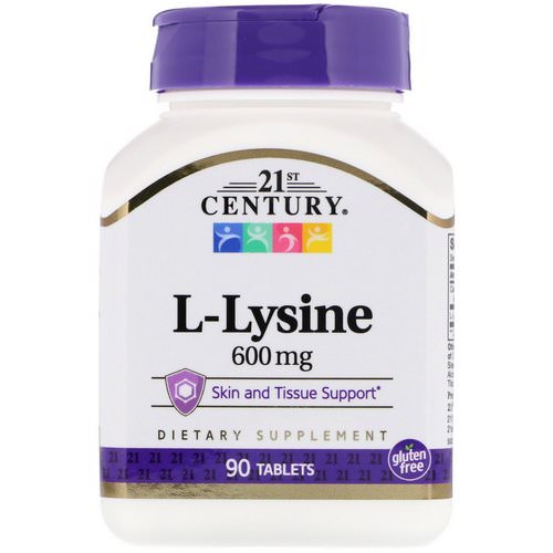 21st Century, L-Lysine, 600 mg, 90 Tablets Review