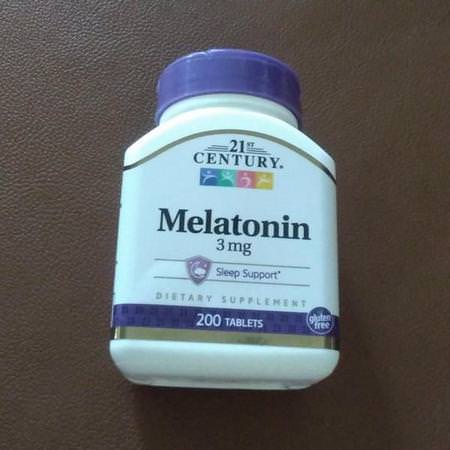 21st Century Melatonin - Melatonin, Sömn, Kosttillskott