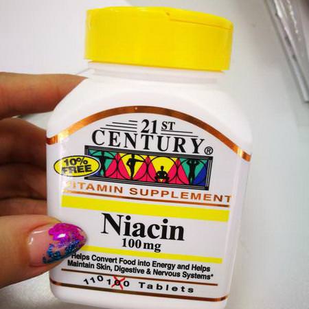 21st Century B3-Niacin, Vitamin B, Vitaminer, Kosttillskott