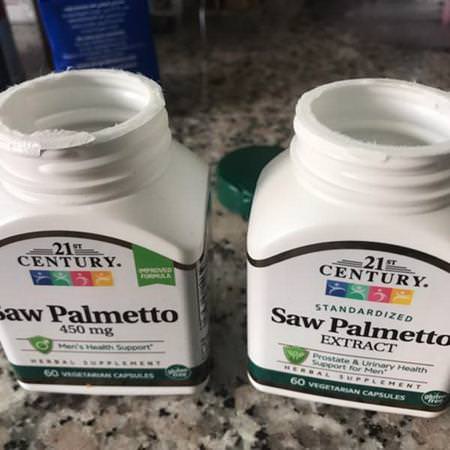 21st Century, Saw Palmetto, 450 mg, 60 Vegetarian Capsules