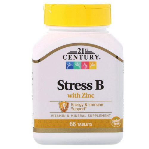 21st Century, Stress B, with Zinc, 66 Tablets Review