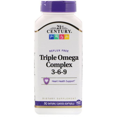 21st Century, Triple Omega Complex 3-6-9, 90 Enteric Coated Softgels Review