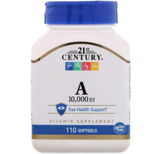 21st Century, Vitamin A, 10,000 IU, 110 Softgels Review
