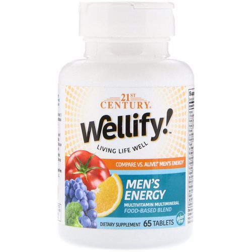 21st Century, Wellify! Men's Energy, Multivitamin Multimineral, 65 Tablets Review