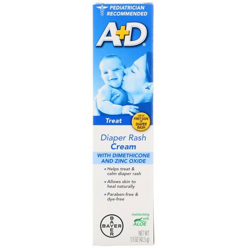A+D, Diaper Rash Cream with Dimethicone and Zinc Oxide, 1.5 oz (42.5 g) Review