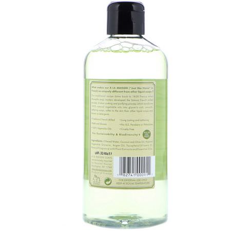 Duschgel, Kroppstvätt, Dusch, Bad: A La Maison de Provence, Bath & Shower Liquid Soap, Rosemary Mint, 16.9 fl oz (500 ml)