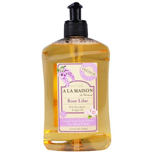A La Maison de Provence, Hand & Body Liquid Soap, Rose Lilac, 16.9 fl oz (500 ml) Review
