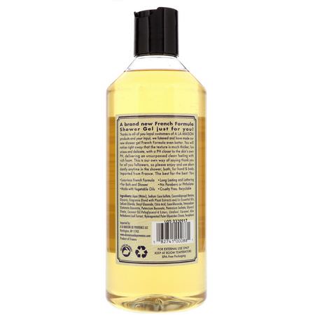 Duschgel, Kroppstvätt, Dusch, Bad: A La Maison de Provence, Shower Gel, Lavender Aloe with Coconut Extract, 16.9 fl oz (500 ml)