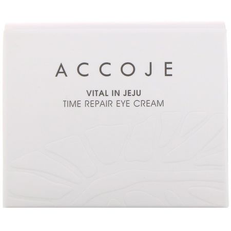Behandlingar, Ögonkräm, Ögonvård, Hudvård: Accoje, Vital in Jeju, Time Repair Eye Cream, 30 ml